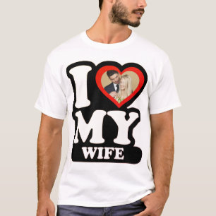 I Liebe Meine Ehefrau 1974 - Benutzerdefiniertes F T-Shirt