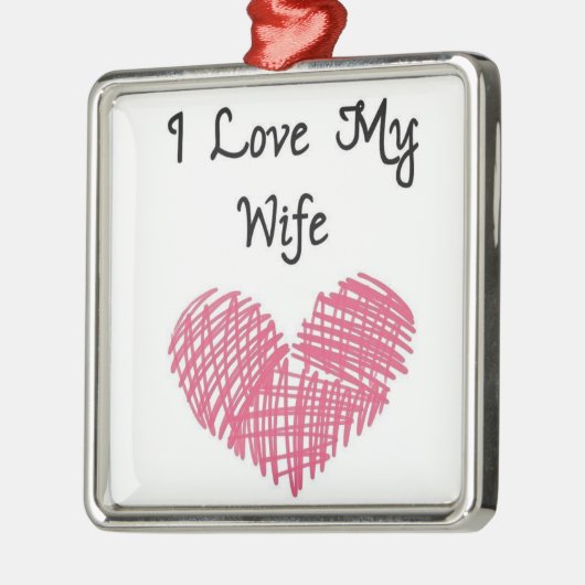 ****I LIEBE MEINE EHEFRAU**** CHRISTMAS ORNANATION ORNAMENT AUS METALL (Links)