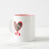 I Liebe Meine Ehefrau Foto Geschenk Klassische Tas Zweifarbige Tasse (Vorderseite Links)