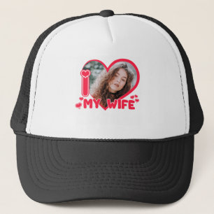 I Liebe Meine Ehefrau Herz Valentines Liebe Maßges Truckerkappe