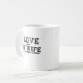 I Liebe meine Ehefrau! Kaffeetasse (Vorderseite Links)