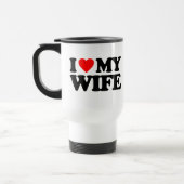 I LIEBE MEINE EHEFRAU REISEBECHER (Links)