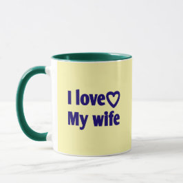 I Liebe Meine Ehefrau - Romantisches Geschenk für  Tasse