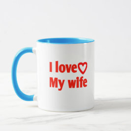 I Liebe Meine Ehefrau - Romantisches Geschenk für  Tasse