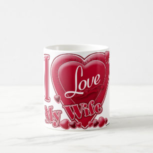 I Liebe Meine Ehefrau rot - Herz Kaffeetasse