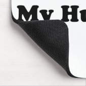 I Liebe meine Ehemann-Mausunterlage Mousepad (Ecke)