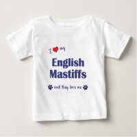 I Liebe meine englischen Mastiffs (mehrfache