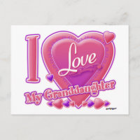 I Liebe Meine Enkelin rosa/lila - Herz