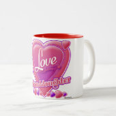 I Liebe Meine Enkelin rosa/lila - Herz Zweifarbige Tasse (VorderseiteRechts)