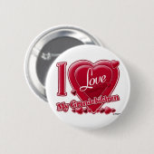 I Liebe Meine Enkelkinder - Foto Button (Vorne & Hinten)