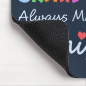 I Liebe meine Enkelkinder Mousepad (Ecke)