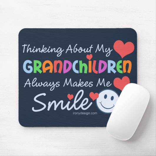 I Liebe meine Enkelkinder Mousepad (Mit Mouse)