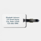 I Liebe meine Enkelkinder Namens und Adresse Gepäckanhänger (Rückseite horizontal)