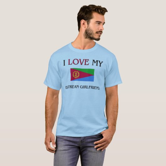 I Liebe meine Eritrean-Freundin T-Shirt (Vorne ganz)