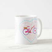 I Liebe meine Fahrrad-Tasse Kaffeetasse (VorderseiteRechts)