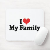 i Liebe Meine Familie Mousepad (Mit Mouse)