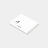 I Liebe meine französische Bulldogge | Post-it Klebezettel (angewinkelt)