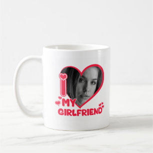 I Liebe Meine Freundin Herz Custom Foto Liebe Nied Kaffeetasse