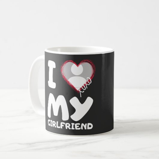 I Liebe meine Freundin Kaffeetasse (Vorderseite Links)