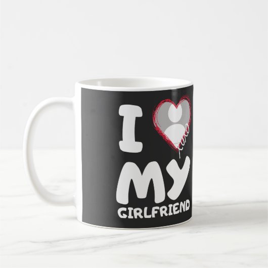 I Liebe meine Freundin Kaffeetasse (Links)