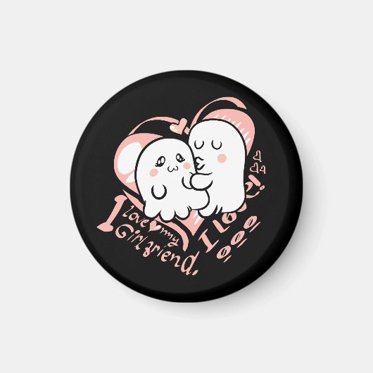 I Liebe meine Freundin Magnet (Vorne)