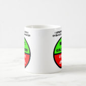 I Liebe meine Freundin mehr als Kaffee-lustige Kaffeetasse (Mittel)