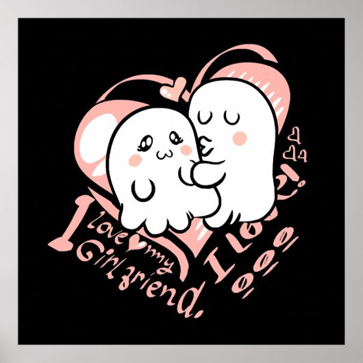 I Liebe meine Freundin Poster (Vorne)