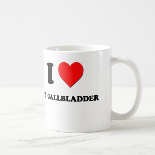 I Liebe meine Gallenblase Kaffeetasse (Rechts)