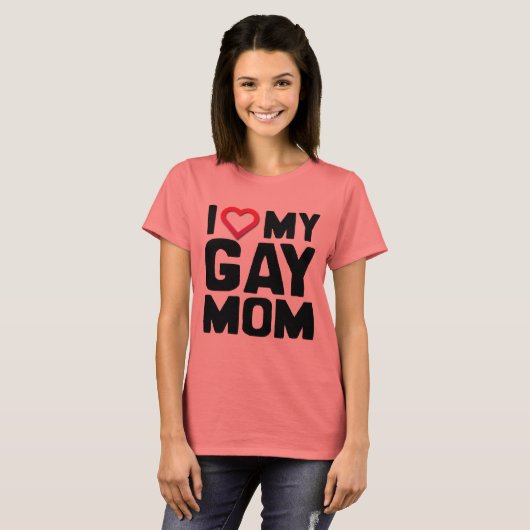 I LIEBE MEINE GAY-MAMA - T-Shirt (Vorne ganz)