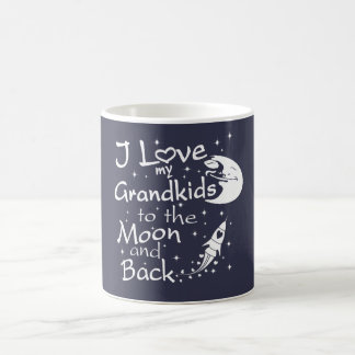 I Liebe meine GrandKids zum Mond und zur Rückseite Kaffeetasse