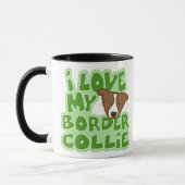 I Liebe meine Grenzcollie-Tasse Tasse (Links)