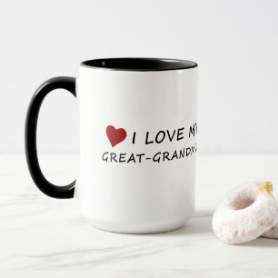 I Liebe meine Groß-Großmutter mit Herzen Tasse