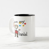 I Liebe meine große Grandad-Kaffee-Tasse Zweifarbige Tasse (Vorderseite Links)