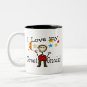 I Liebe meine große Grandad-Kaffee-Tasse Zweifarbige Tasse (Links)