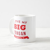 I Liebe meine große tongaische Kaffeetasse (Vorderseite Links)