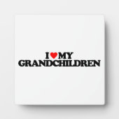 I LIEBE MEINE GROSSKINDER FOTOPLATTE (Vorderseite)