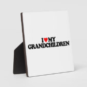 I LIEBE MEINE GROSSKINDER FOTOPLATTE (Vorderseite)