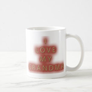 I Liebe meine Großmutter (weiß) Kaffeetasse