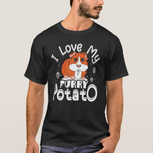 I Liebe meine Guinea Pig Kartoffeln Pig Cavy Tiere T-Shirt
