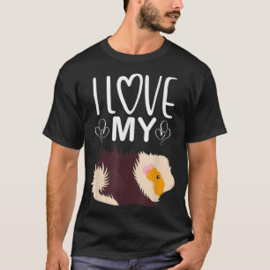I Liebe meine Guinea Schweinefleisch ich Haustier T-Shirt