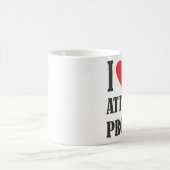 I Liebe meine Haltungs-Problem-Tasse Kaffeetasse (Mittel)