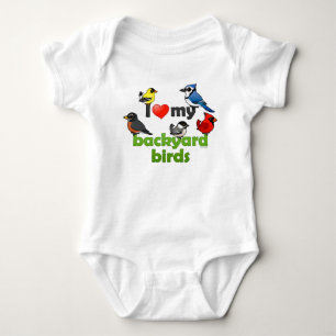 I Liebe meine Hinterhof-Vögel Baby Strampler