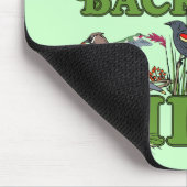 I Liebe meine Hinterhof-Vögel Mousepad (Ecke)