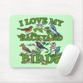I Liebe meine Hinterhof-Vögel Mousepad (Mit Mouse)