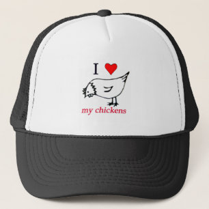 I Liebe meine Hühner Truckerkappe