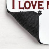 I Liebe meine Hunde Mousepad (Ecke)