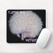 I LIEBE MEINE IGELS-MAUSUNTERLAGE MOUSEPAD (Mit Mouse)