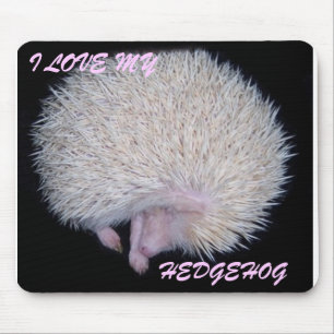 I LIEBE MEINE IGELS-MAUSUNTERLAGE MOUSEPAD