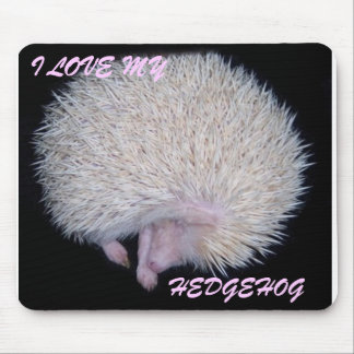 I LIEBE MEINE IGELS-MAUSUNTERLAGE MOUSEPAD