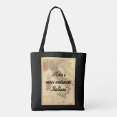 I Liebe meine italienische kundenspezifische Tasche (Rückseite)